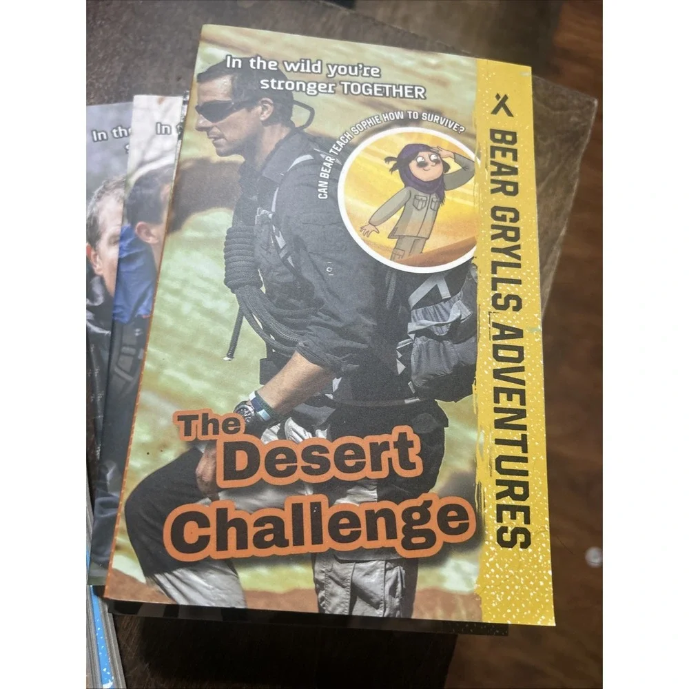 Lot of 8 BEAR GRYLLS ADVENTURES Chapter Books Series~Survival~Challenges